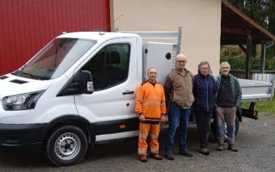 Réception du nouveau véhicule communal