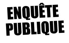 ENQUETE PUBLIQUE